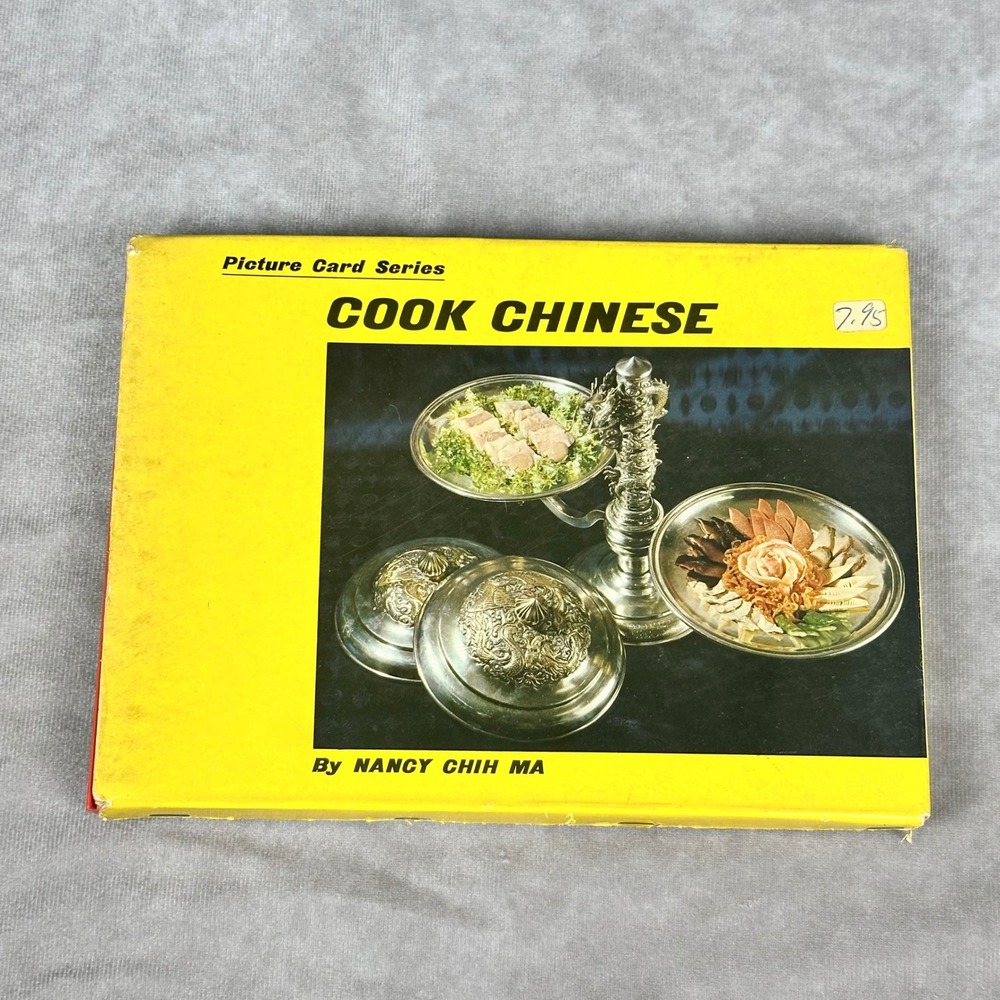 Authentic Chinese Recipes Cookbook Picture Card Series By Nancy Chih Ma 1964